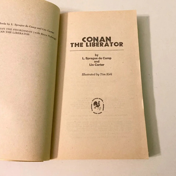 Vintage 1979 Conan the Liberator L Sprague De Camp Lin Carter Paperback - Picture 8 of 16
